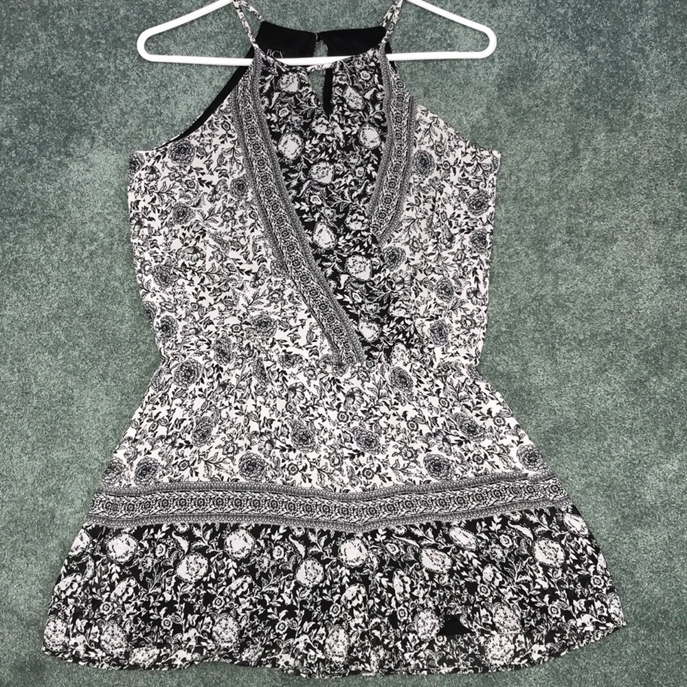 Black and White Romper